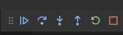 debugger controls